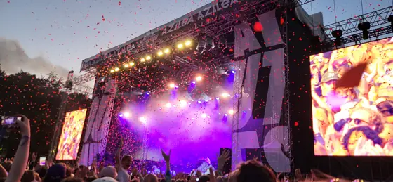 Confetti, and a very loud evening