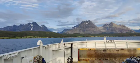 Northern Norway, from the deck of a ferry