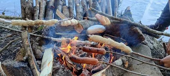Cooking over a fire, which improves everything