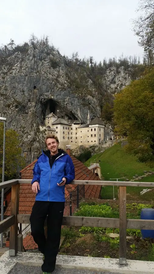 Predjama Castle, built into the cliff itself
