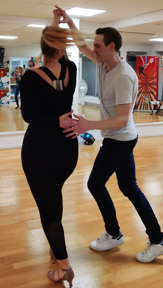 Four attempts at the beginners' course before any of this looked like dancing
